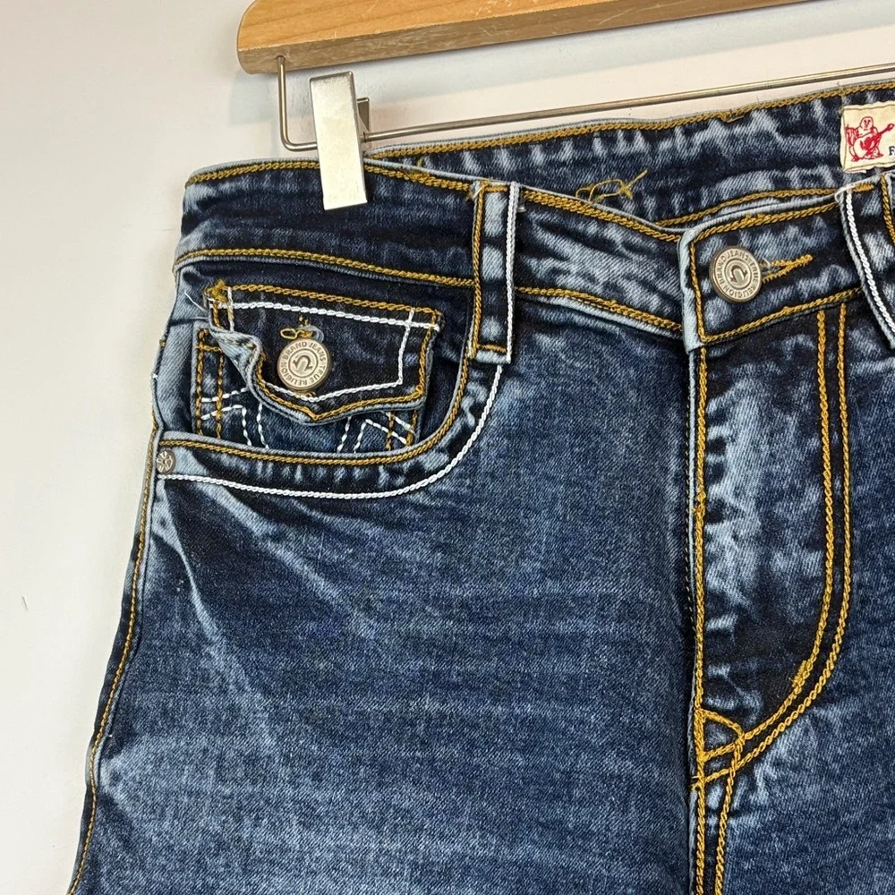 True Religion Women's Ankle Jeans in Deep Blue - Picture 3 of 12